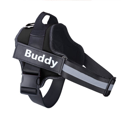 Personalized Dog Harness NO PULL Reflective Breathable Adjustable