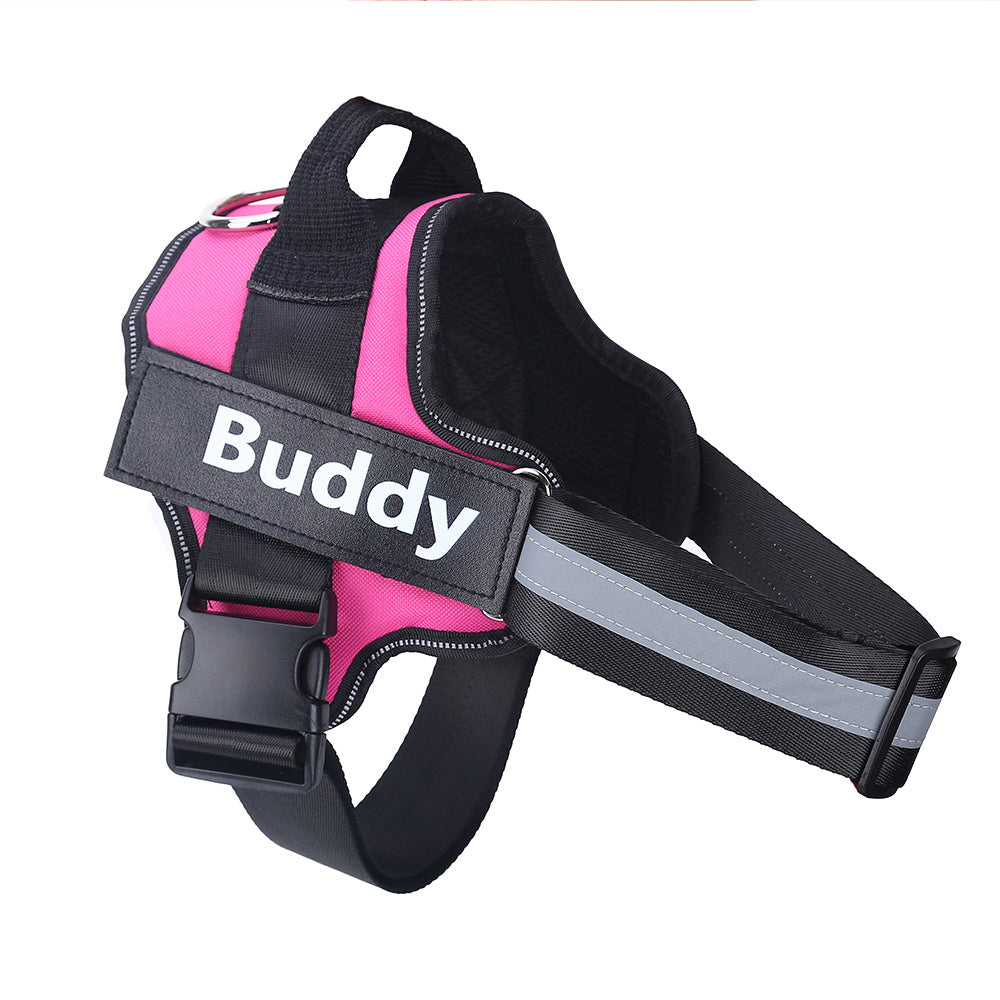 Personalized Dog Harness NO PULL Reflective Breathable Adjustable
