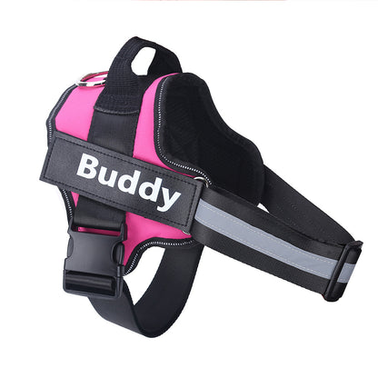 Personalized Dog Harness NO PULL Reflective Breathable Adjustable