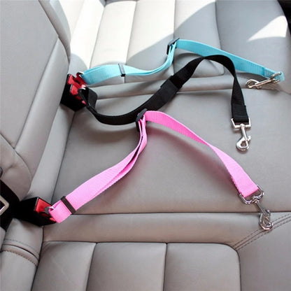 Adjustable Pet Cat Dog Car Seat Belt Pet Seat Vehicle