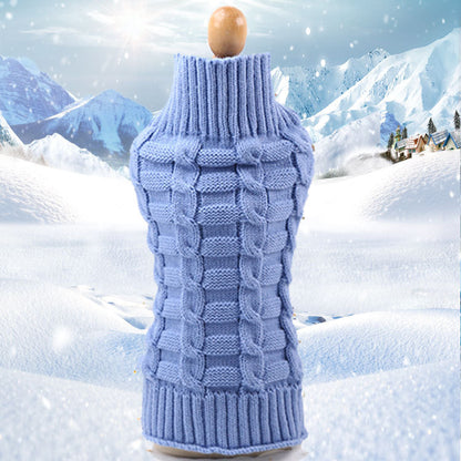 Luxury Cashmere Twisted Rope Pet Sweater