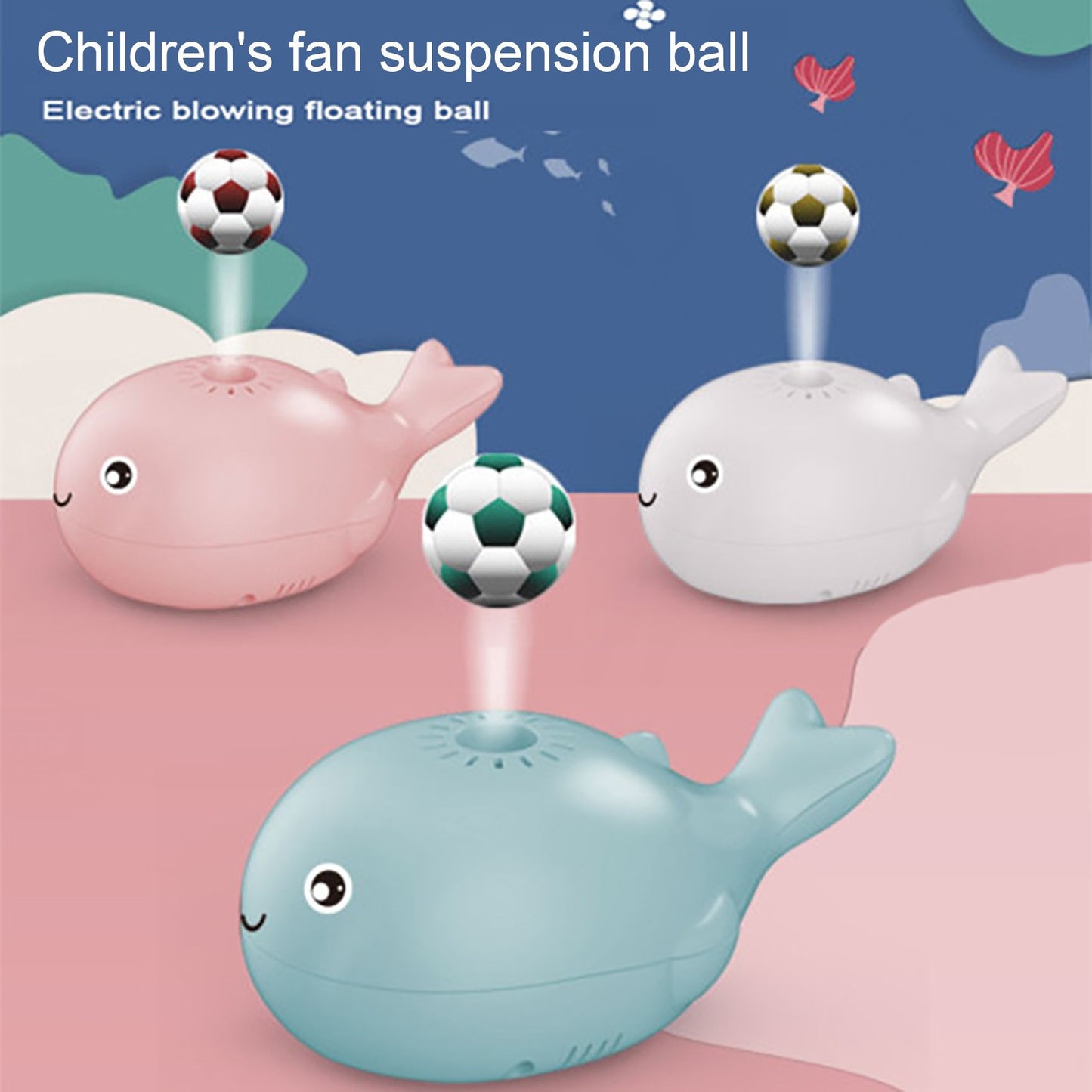 Electric Fan Floating Ball Toys Children's Fan Floating Ball Rechargeable Handheld Fan