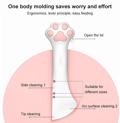 Multifunction Pet Canned Spoon Jar Opener Puppy Feeding Mixing