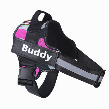 Personalized Dog Harness NO PULL Reflective Breathable Adjustable