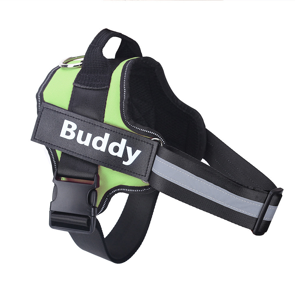 Personalized Dog Harness NO PULL Reflective Breathable Adjustable