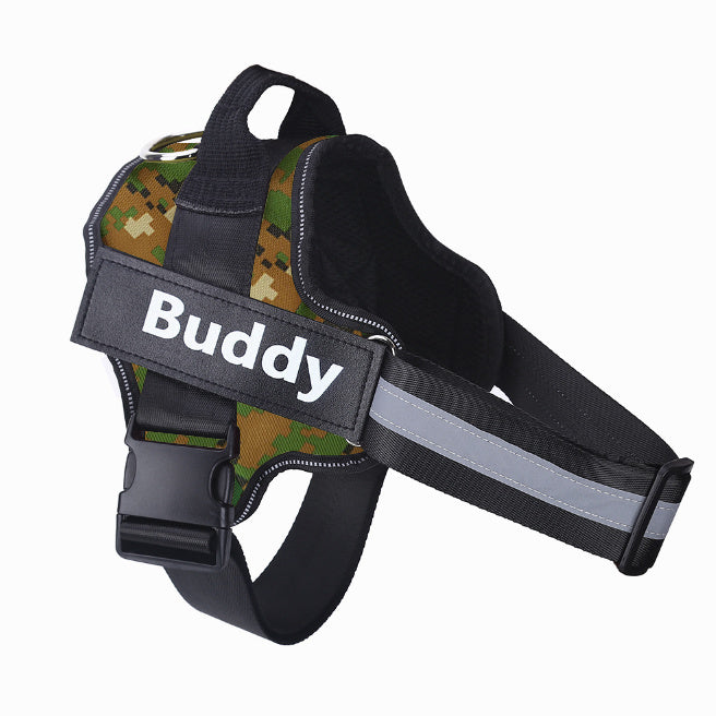 Personalized Dog Harness NO PULL Reflective Breathable Adjustable