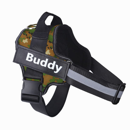 Personalized Dog Harness NO PULL Reflective Breathable Adjustable