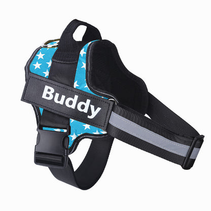 Personalized Dog Harness NO PULL Reflective Breathable Adjustable