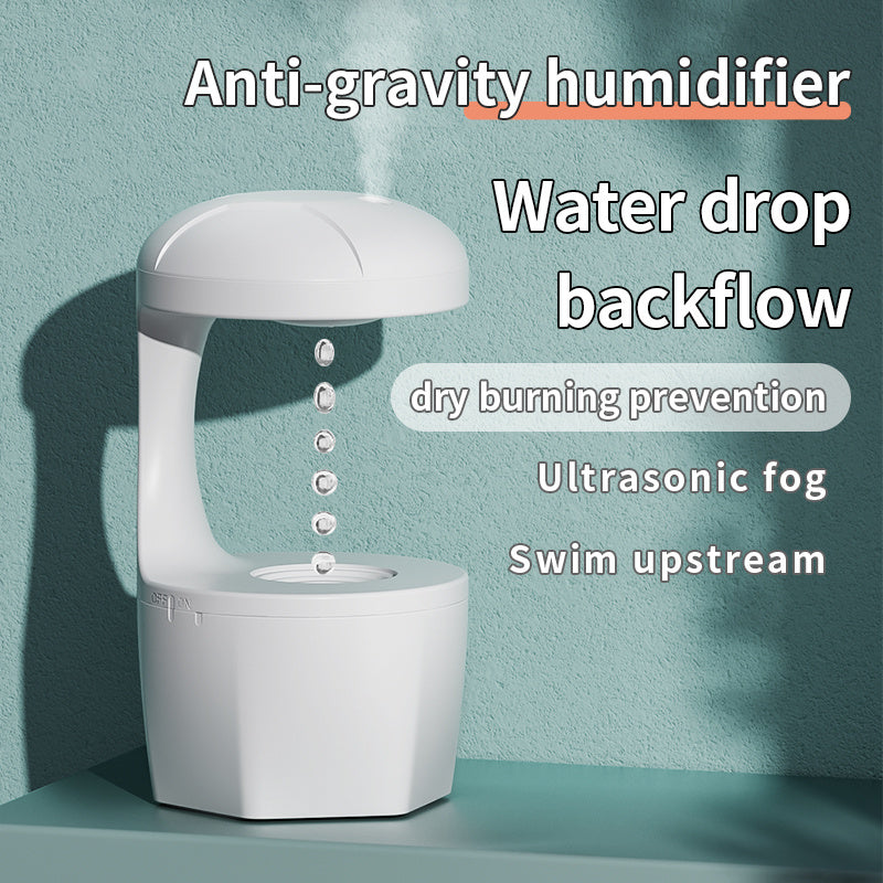 New Arrival Portable 800ml H2o Anti Gravity Usb Air Water Droplet Cool Mist Smooth