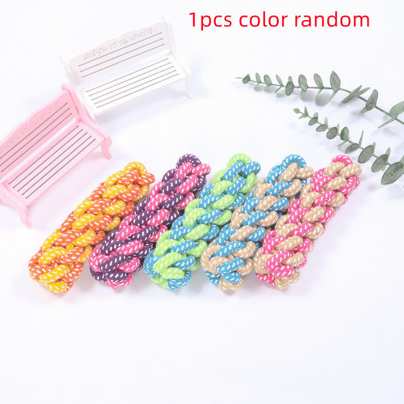 Interactive Cotton Rope Mini Dog Toys Ball For Dogs