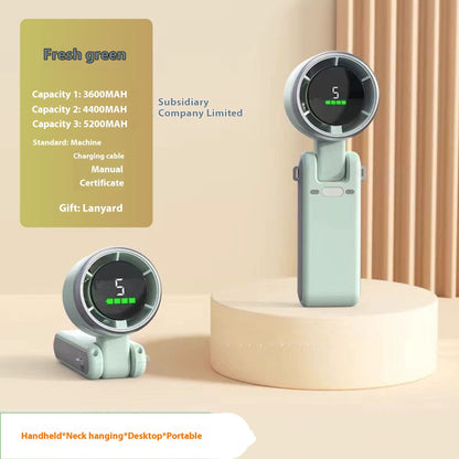 Digital Display High Speed Small Handheld Fan USB