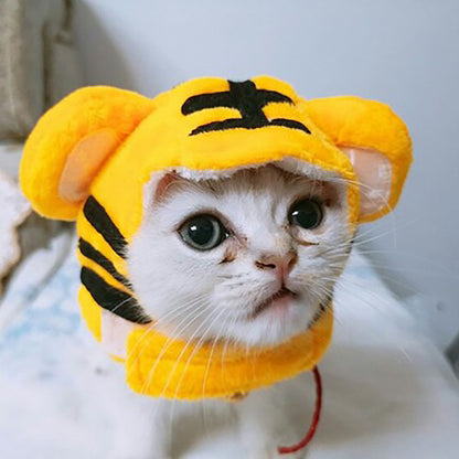 Curly Hair Pet Hat for Cats