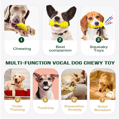 Indestructible Squeaky Dog Chew Toys