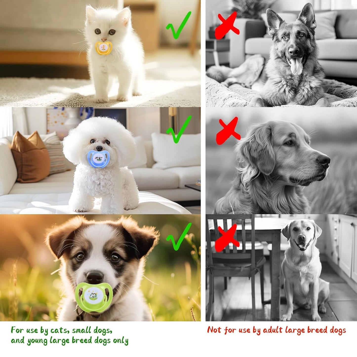 Dog Pacifiers For Small Dogs and Cats