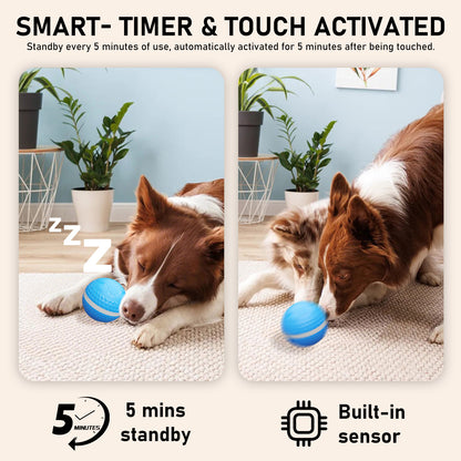 Smart Interactive Dog Toys, Automatic Moving Ball