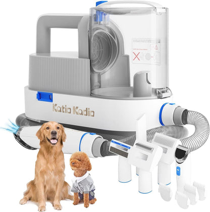 5-in-1 Pet Grooming Kit with Vacuum Suction