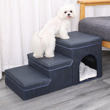 Cat Kennel Cage Multifunctional Dog Stairs Upper Bed Sofa Puppy Climbing