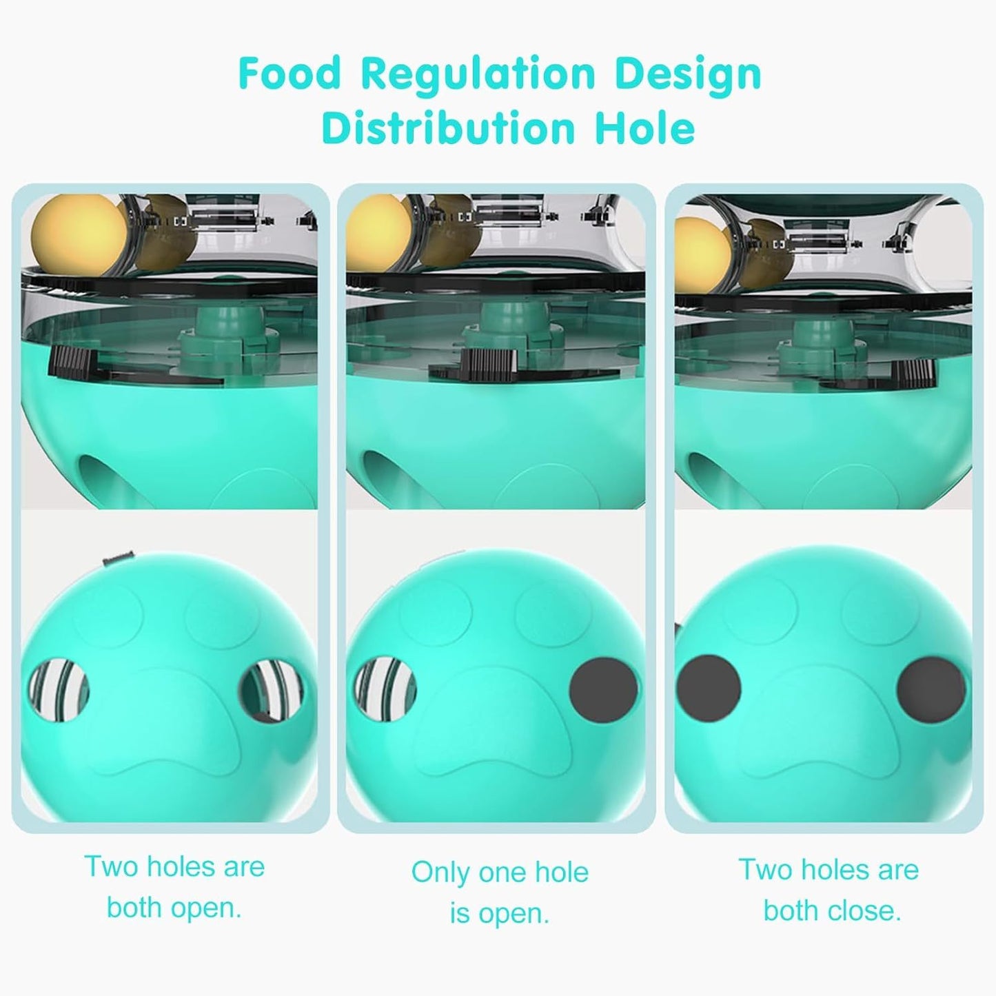 Interactive Cat Treat Dispenser Toy - Tumbler Feeder Toy