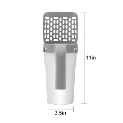 Household Fashion Simple One-piece Removable And Washable Cat Litter Scoop