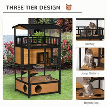 Wooden Outdoor Cat House