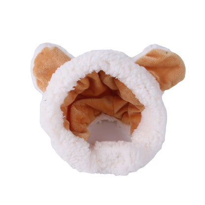 Curly Hair Pet Hat for Cats