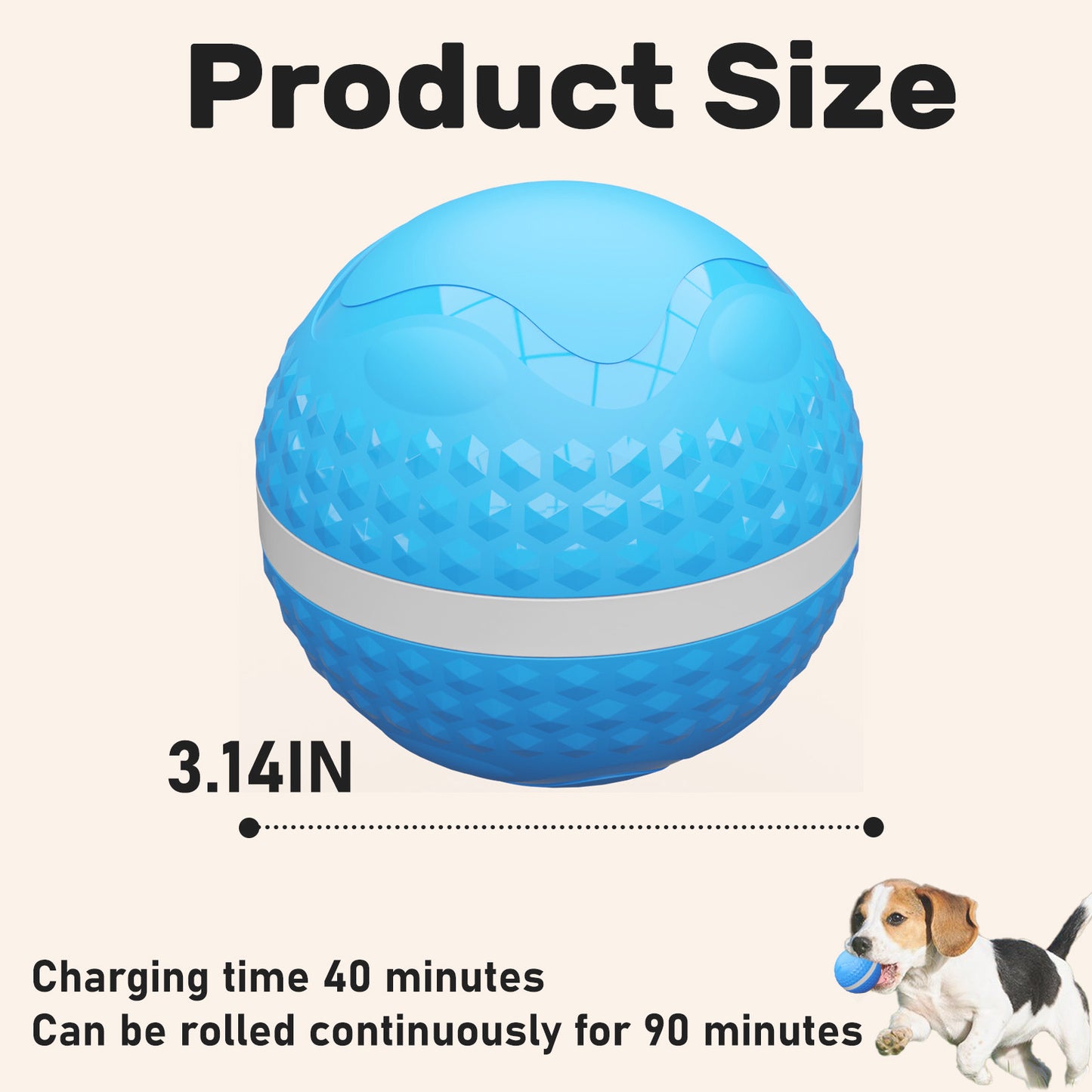 Smart Interactive Dog Toys, Automatic Moving Ball