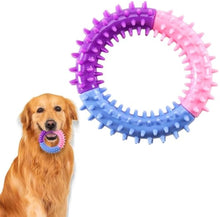 Dog Chew Toys Ring Dog Teething Toys Rubber